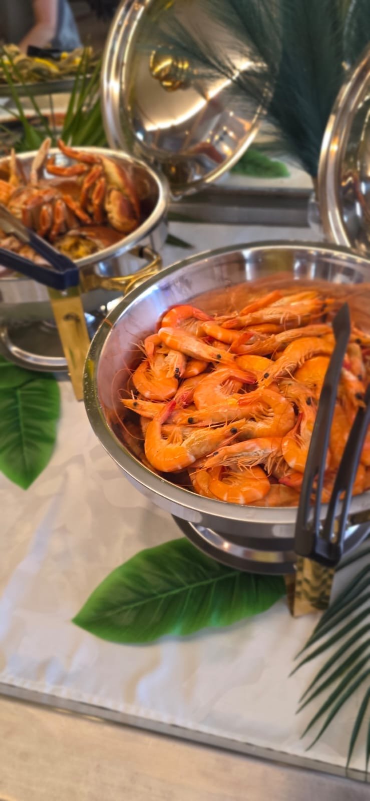 Crevettes du buffet